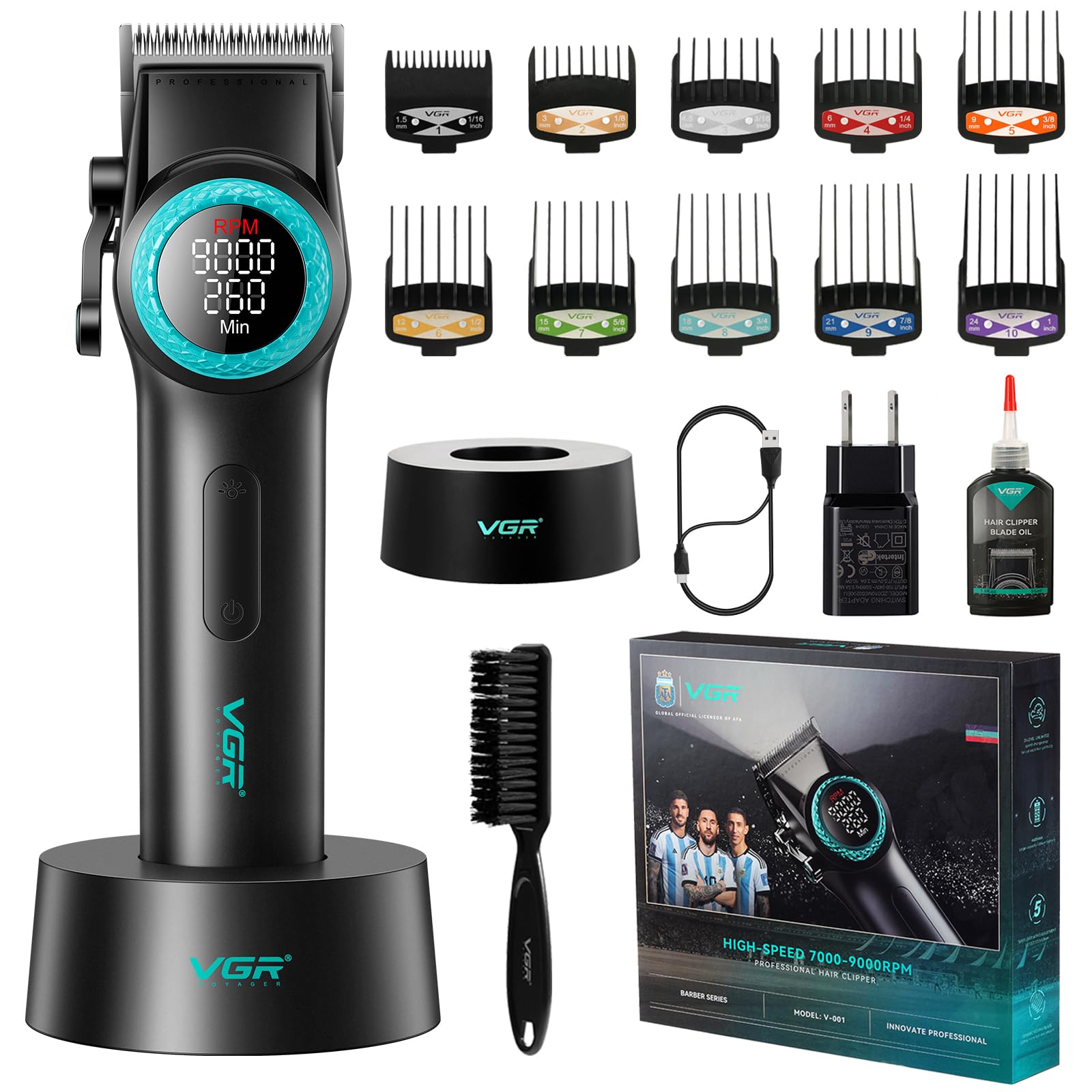 VGR Professional Hair Clipper