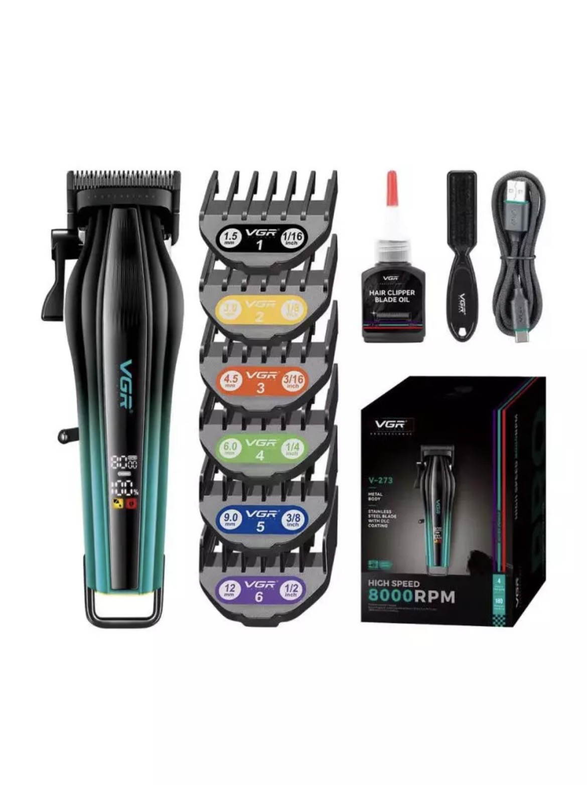 VGR High-Speed Hair Clipper